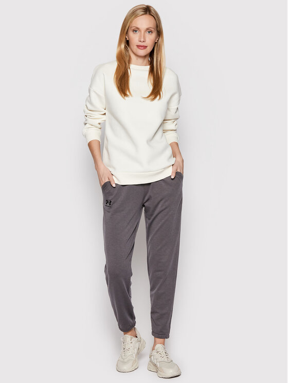 Under Armour Under Armour Spodnie dresowe Ua Rival Terry 1369854 Szary Relaxed Fit