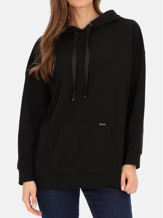 L’AF L’AF Bluza Marcy Czarny Regular Fit