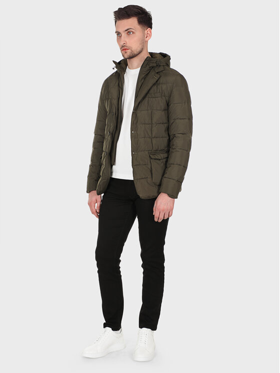 Evenemen Evenemen Kurtka przejściowa HERNO Khaki Slim Fit