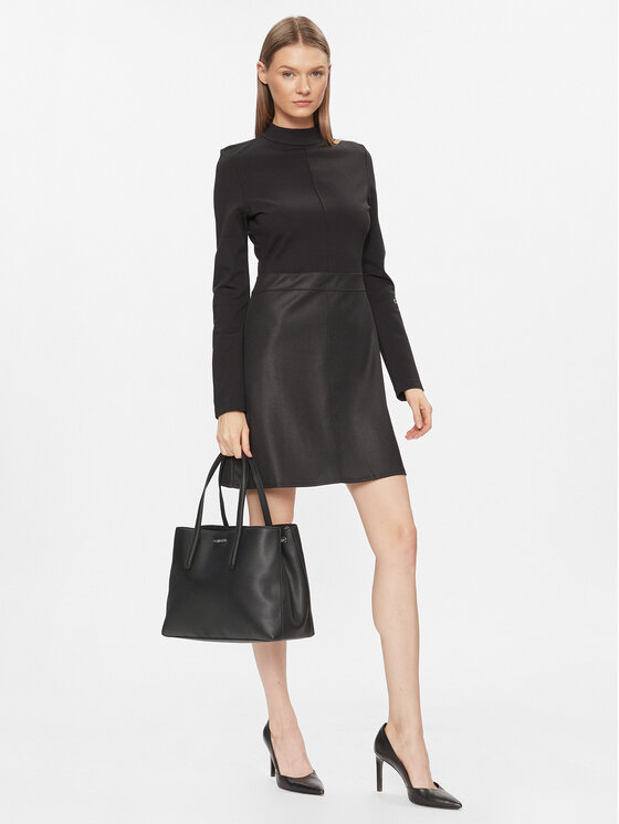 Calvin Klein Calvin Klein Τσάντα Ck Must Tote Md K60K610453 Μαύρο