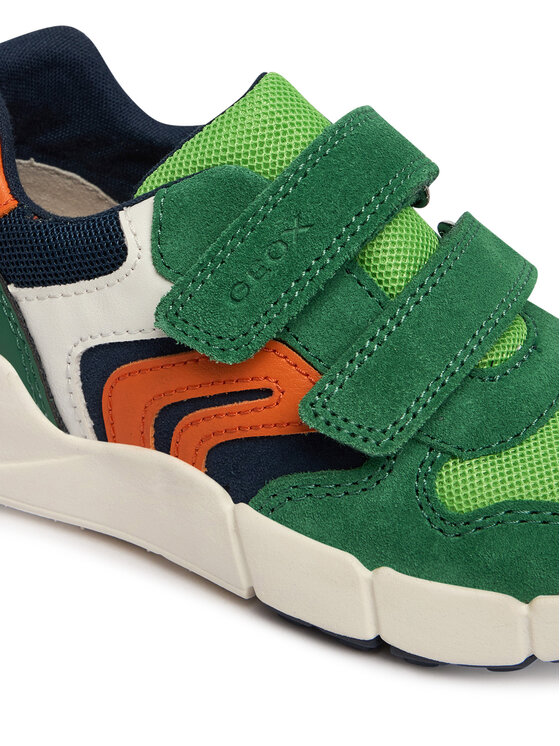 Geox Geox Snīkeri B Flexyper Mini Boy B656GC 01422 C0587 S Zaļš