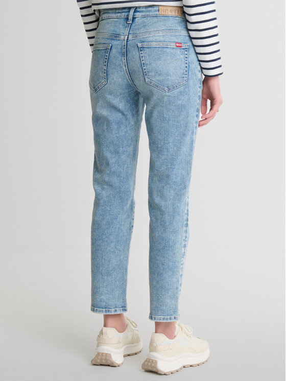 BIG STAR BIG STAR Jeansy ADELA CROPPED_108_190 Niebieski Skinny Fit