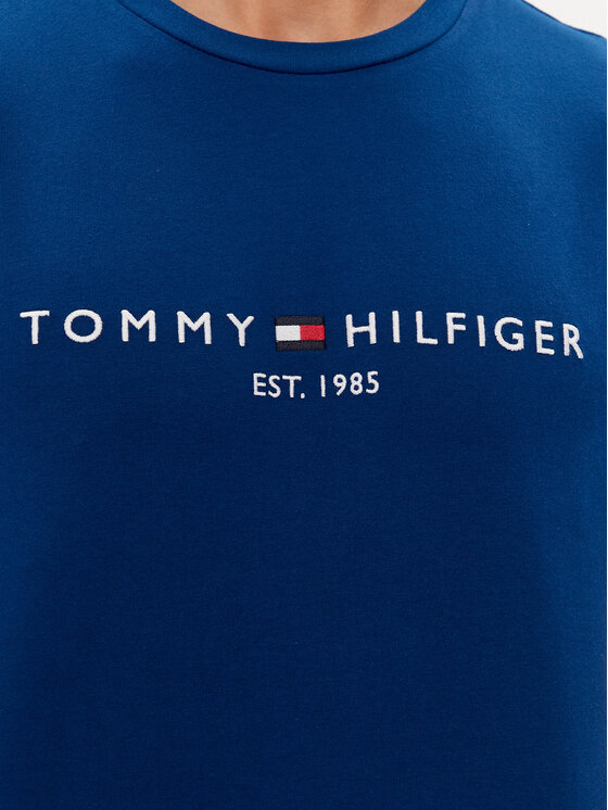 Tommy Hilfiger Tommy Hilfiger Tričko Logo MW0MW11797 Modrá Regular Fit