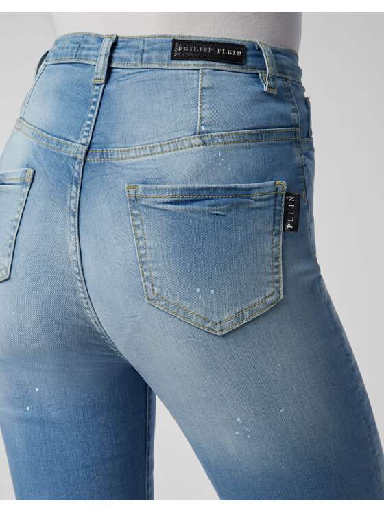 PHILIPP PLEIN PHILIPP PLEIN Jeansy 30218 Niebieski Slim Fit