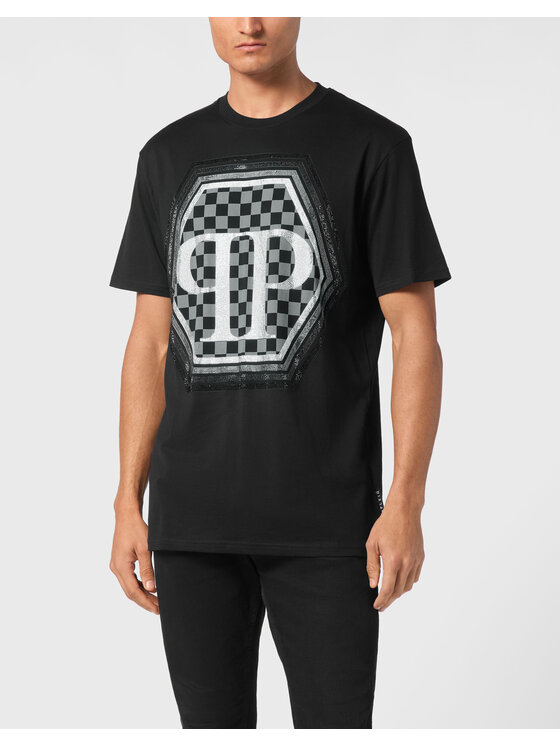 PHILIPP PLEIN PHILIPP PLEIN T-shirt 22601 Nero Regular Fit