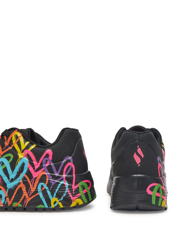 Skechers Skechers Sneakersy Uno Lite-Spread The Love 314064L/BKMT Černá