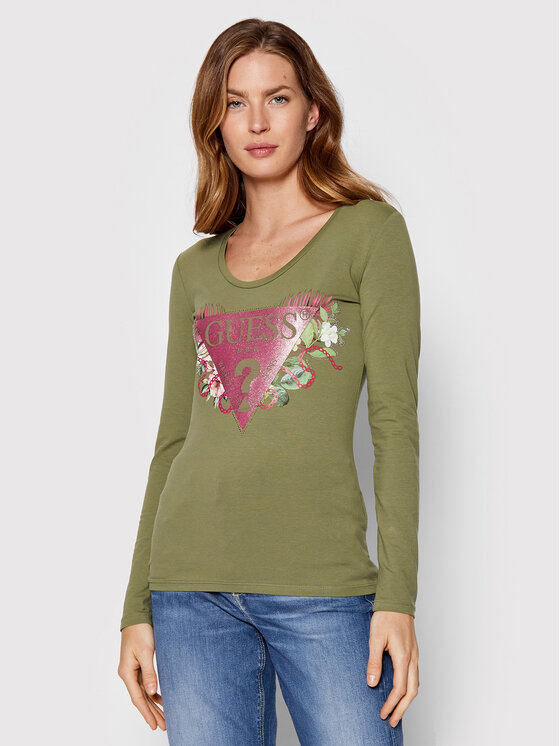 Blusa W2YI36J 1311 Verde Slim Fit