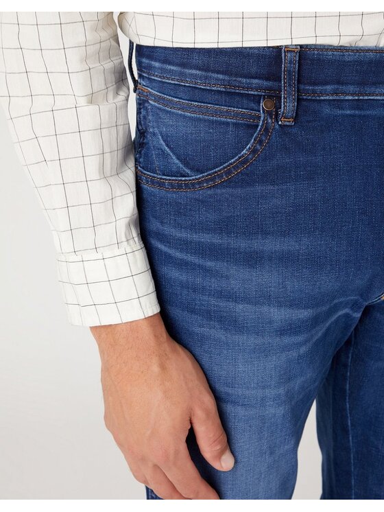 Wrangler Wrangler Jeans RIVER Blu Straight Fit