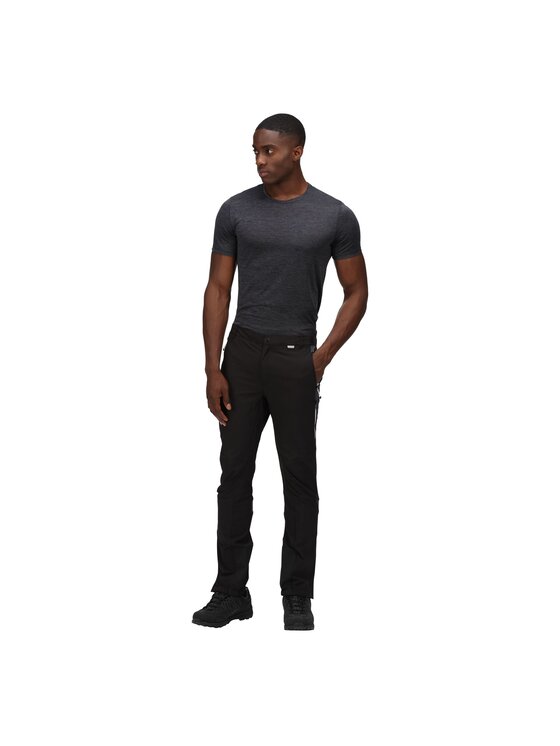 Regatta Regatta Spodnie outdoor Mountain III Czarny Stretch Fit