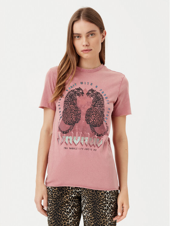 ONLY ONLY Póló Lucy 15307412 Rózsaszín Regular Fit