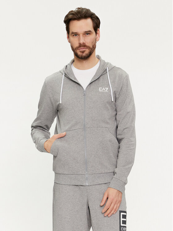 EA7 Emporio Armani EA7 Emporio Armani Džemperis 3DPM53 PJ05Z 3905 Pilka Regular Fit