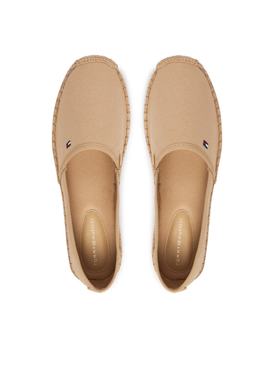 Tommy Hilfiger Tommy Hilfiger Espadryle Flag Canvas Espadrille FW0FW08541 Beżowy