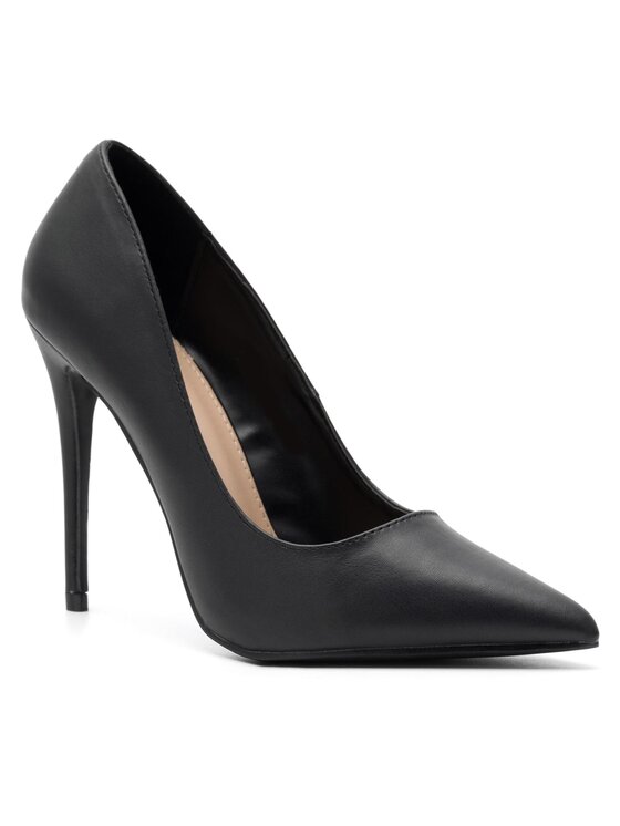 Pantofi cu toc subțire DeeZee KL-92831-201B Negru