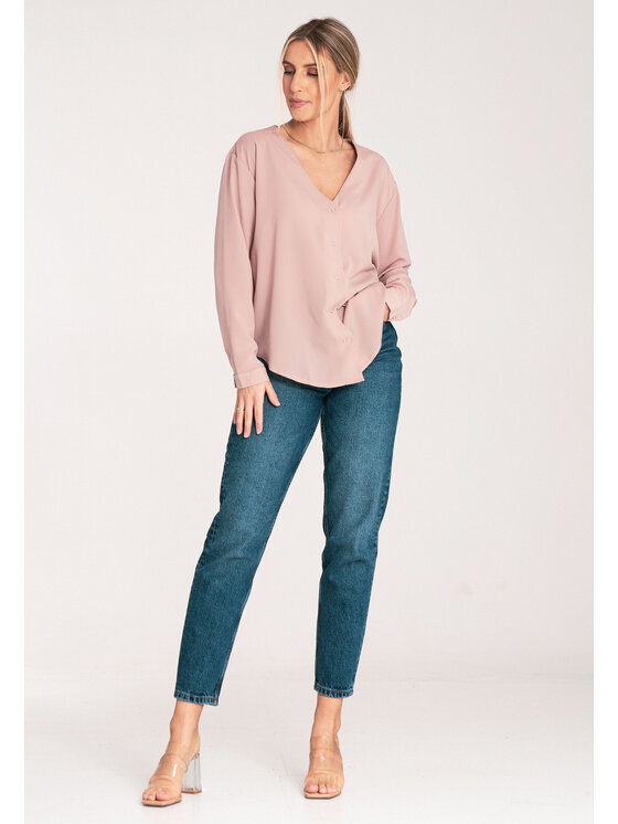 FIGL FIGL Košile M1070 Béžová Regular Fit