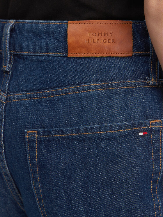 Tommy Hilfiger Tommy Hilfiger Jeansy WW0WW45417 Granatowy Tapered Fit