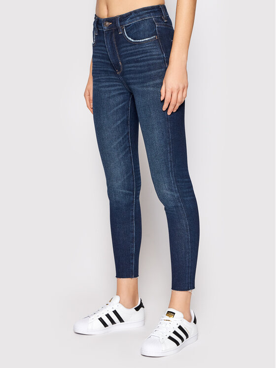 American Eagle Jeans hlače 043-2433-3143 Mornarsko modra Slim Fit