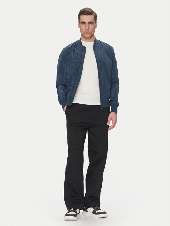 Schott NYC Schott NYC Kurtka bomber Airstar Granatowy Regular Fit