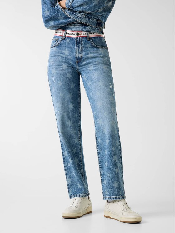 Guess Jeans Guess Jeans Jeansy 182500 Modrá Relaxed Fit