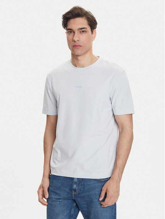BOSS BOSS T-Shirt Tchup 50473278 Szary Relaxed Fit