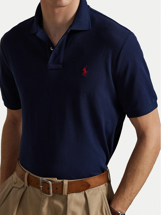 Polo Ralph Lauren Polo Ralph Lauren Polo majica 710783656012 Mornarsko modra Classic Fit