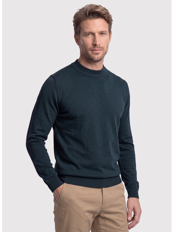 Pako Lorente Pako Lorente Sweter P26WN-2X-009 Zielony Regular Fit