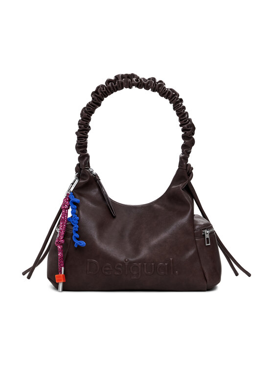 Desigual Torebka Half Logo Montvil 25WAXPAY Brązowy