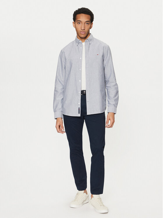 Tommy Jeans Tommy Jeans Сорочка Oxford DM0DM20667 Голубий Regular Fit