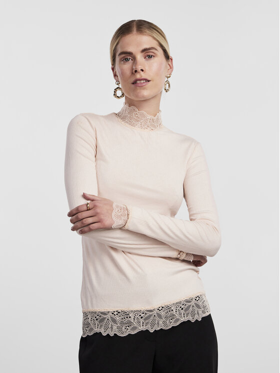 YAS YAS Palaidinė Elle 26024677 Smėlio Slim Fit