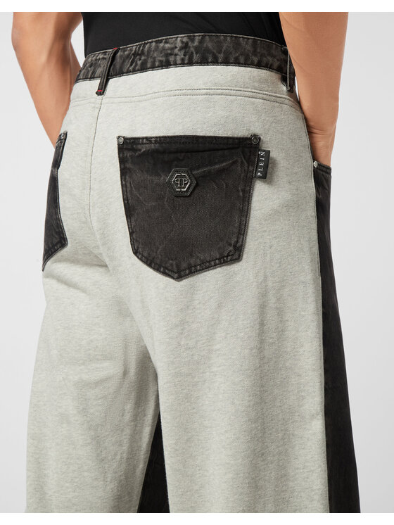 PHILIPP PLEIN PHILIPP PLEIN Jeansy 25865 Szary Loose Fit