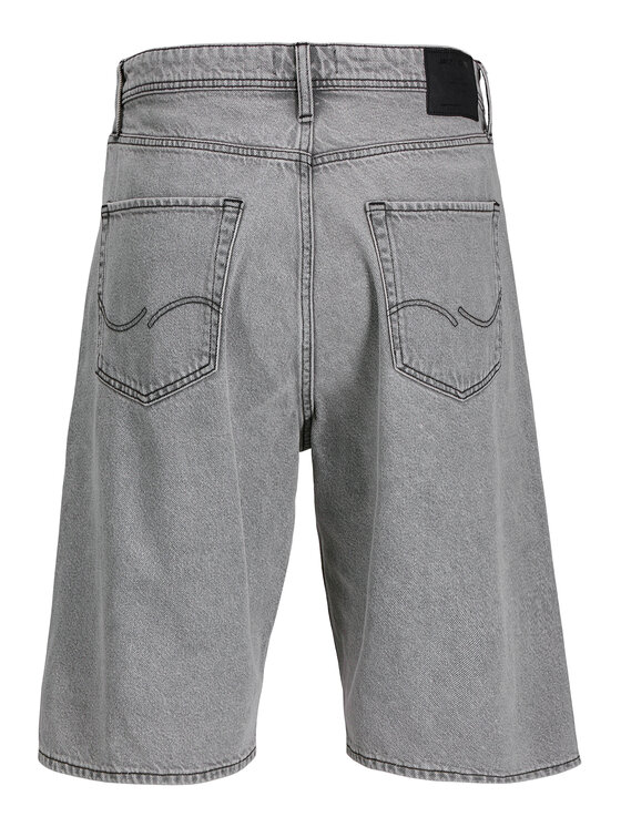 Jack & Jones Jack & Jones Pantaloni scurți de blugi Ron 12278463 Gri Regular Fit