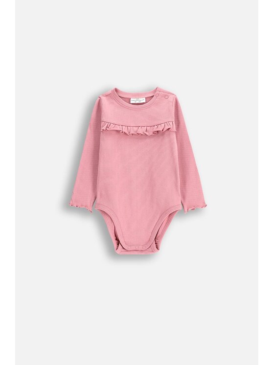 Coccodrillo Coccodrillo Body dziecięce WC5112102DGN-033 Różowy Regular Fit