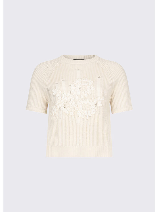 Liu Jo Liu Jo Maglione CA6056MS042C3974 Crema Regular Fit