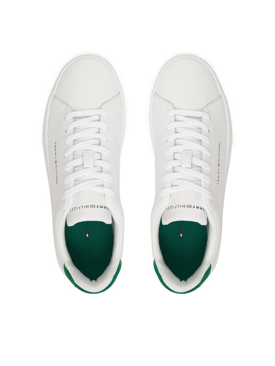 Tommy Hilfiger Tommy Hilfiger Tossud Th Court Lth Detail Ess FM0FM05367 Valge