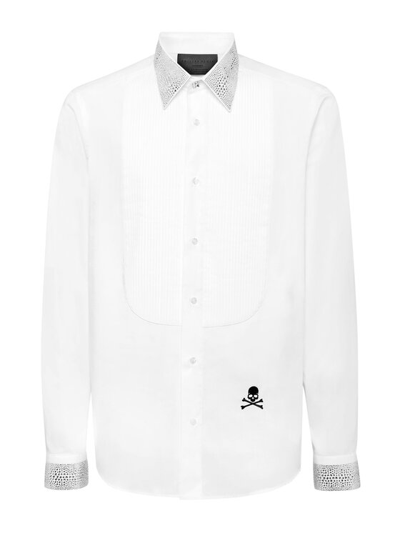 PHILIPP PLEIN PHILIPP PLEIN Koszula 11467 Biały Slim Fit