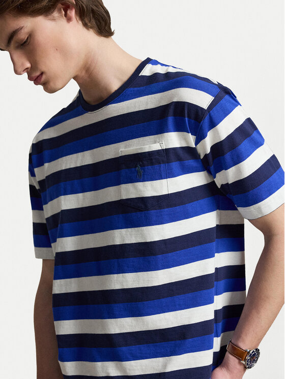 Polo Ralph Lauren Polo Ralph Lauren Majica 710B19240001 Pisana Regular Fit