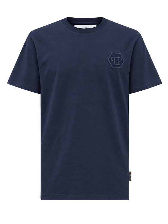 PHILIPP PLEIN PHILIPP PLEIN T-Shirt 31299 Granatowy Regular Fit