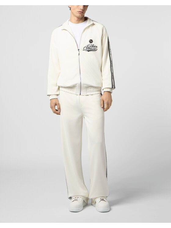 PHILIPP PLEIN PHILIPP PLEIN Spodnie dresowe 29716 Biały Jogger Fit
