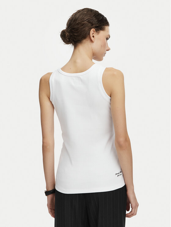 Beverly Hills Polo Club Beverly Hills Polo Club Top P-SS26W-TK550000 Valge Regular Fit