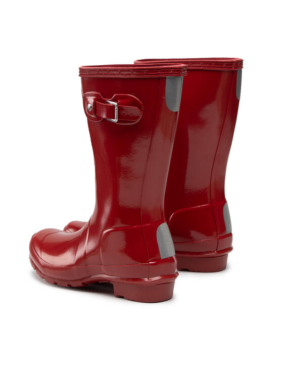Hunter Hunter Gumene čizme Original Kids Gloss JFT6000RGL Crvena