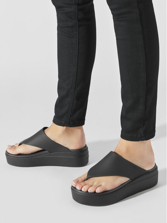 Crocs Crocs Σαγιονάρες Crocs Brooklyn Flip 208727 Μαύρο