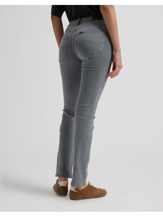 Lee Lee Jeansy ELLY Szary Slim Fit
