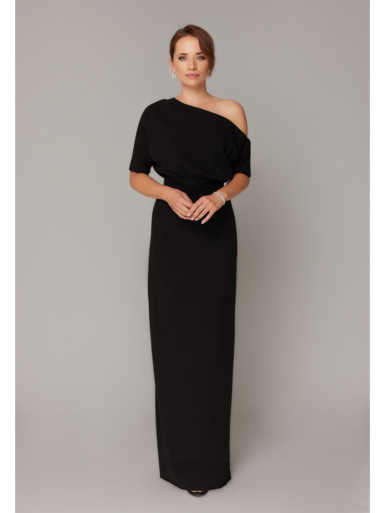 Kasia Zapała Kasia Zapała Sukienka wieczorowa Suknia Violette Granatowy Regular Fit