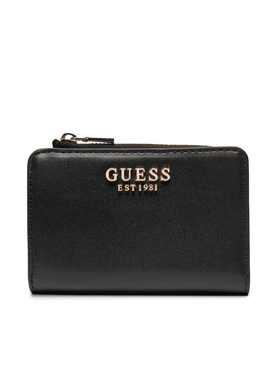 Guess Guess Малък дамски портфейл SWVC85 00156 Черен