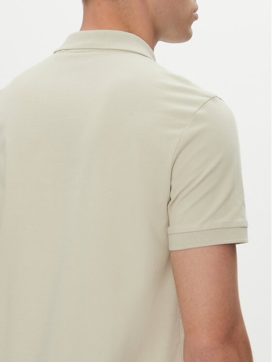 BOSS BOSS Polokošeľa Passerzip 50537507 Béžová Slim Fit
