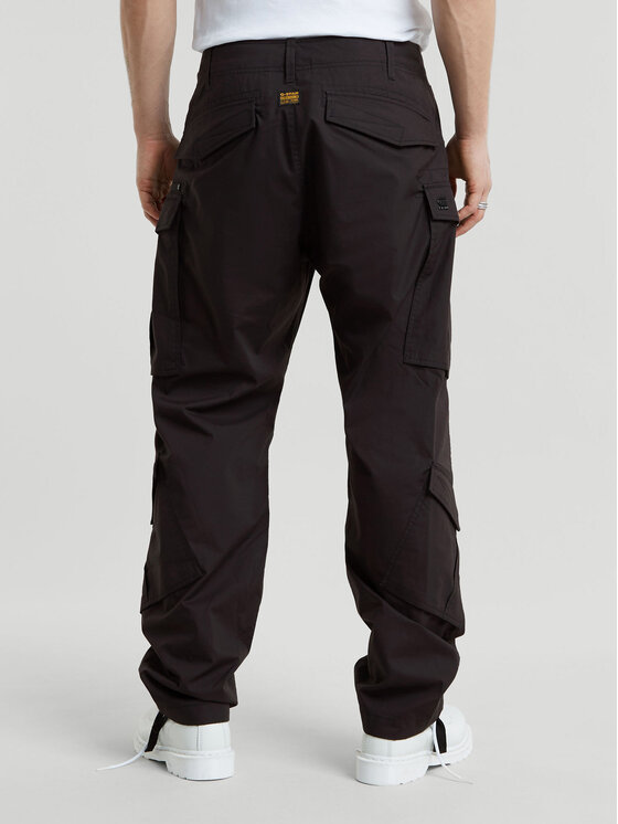 G-Star Raw G-Star Raw Hlače Rovic Zip 3D D25219-D308 Crna Loose Fit
