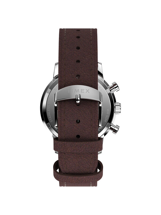 Timex Timex Zegarek TW2W51400 Brązowy