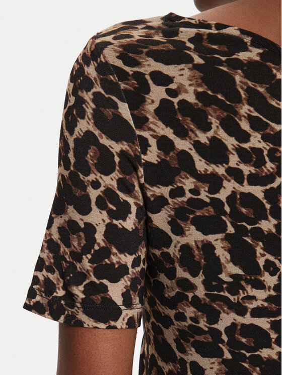 Vila Vila Bluza Suri 14106413 Rjava Regular Fit