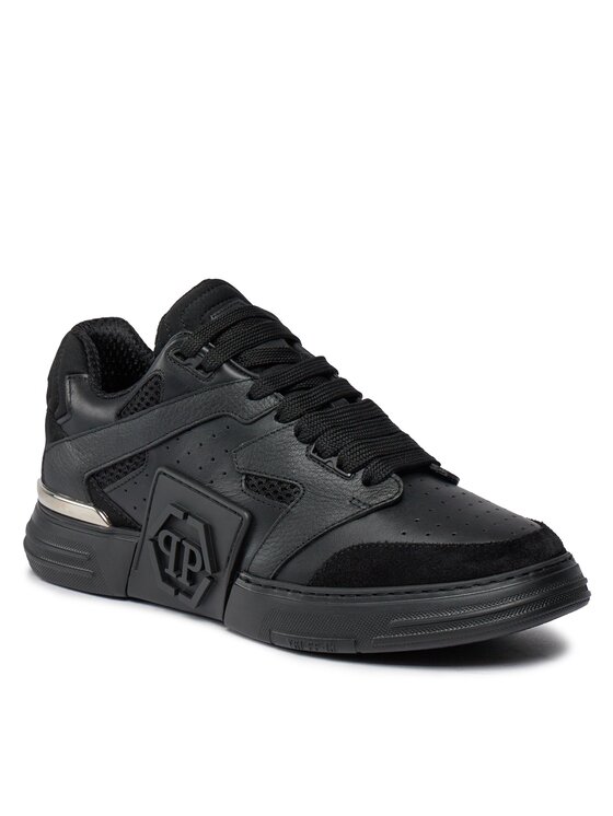 PHILIPP PLEIN PHILIPP PLEIN Sneakersy Lo-Top Sneakers Phantom $Treet AACS USC0511 PLE010N Čierna