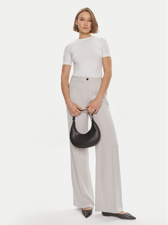 Calvin Klein Calvin Klein Majica K20K206553 Bela Slim Fit