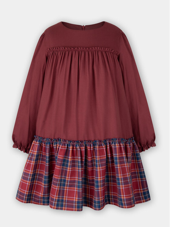 minimi minimi Sukienka elegancka FW11 Bordowy Relaxed Fit